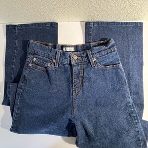 Levi Strauss 512 Women’s Stretch Slimming Dark Blue Boot Cut Jeans SZ 6M